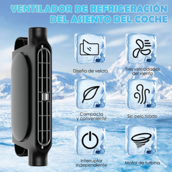 Ventilador del asiento trasero del coche - Image 2