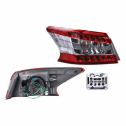 Calavera exterior con leds lado conductor Nissan Sentra 2013-2016