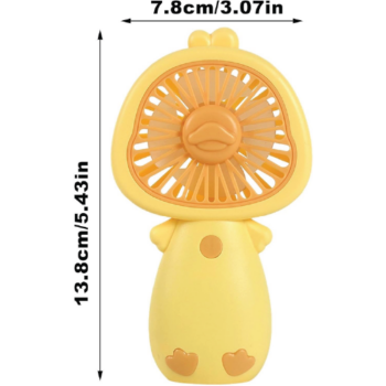 Ventilador de mano pequeño con diseño de pato - Image 2